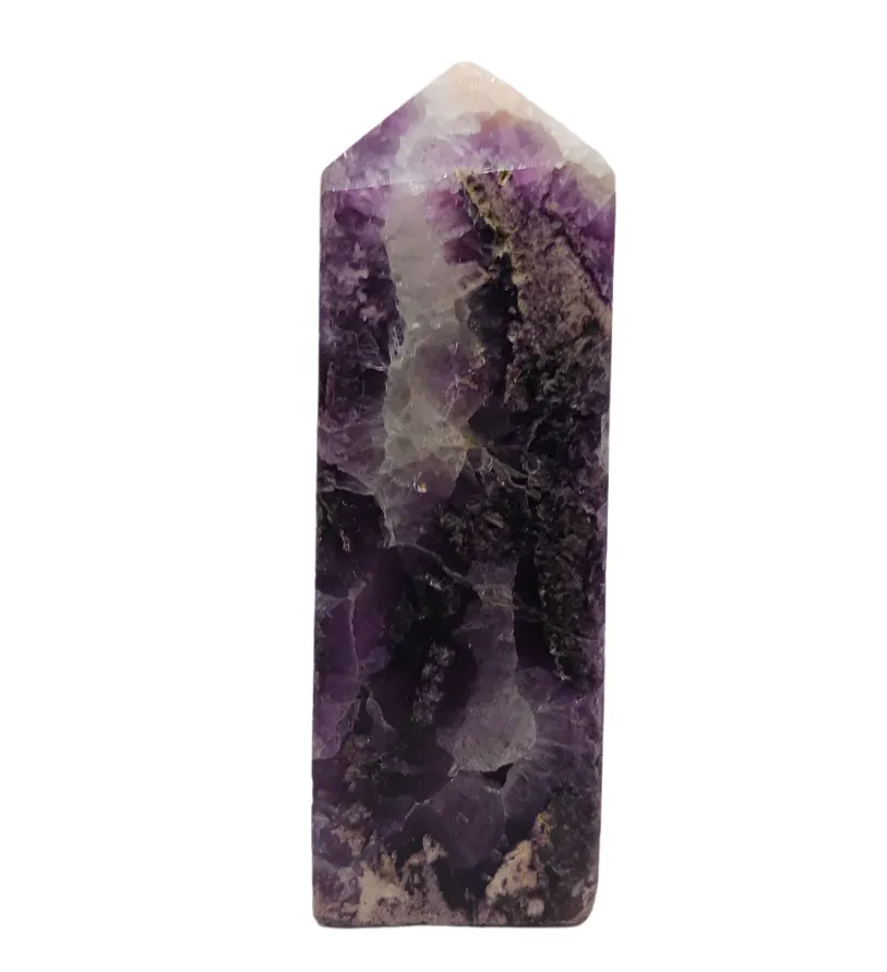 210G Purple Fluorite Crystal Tower