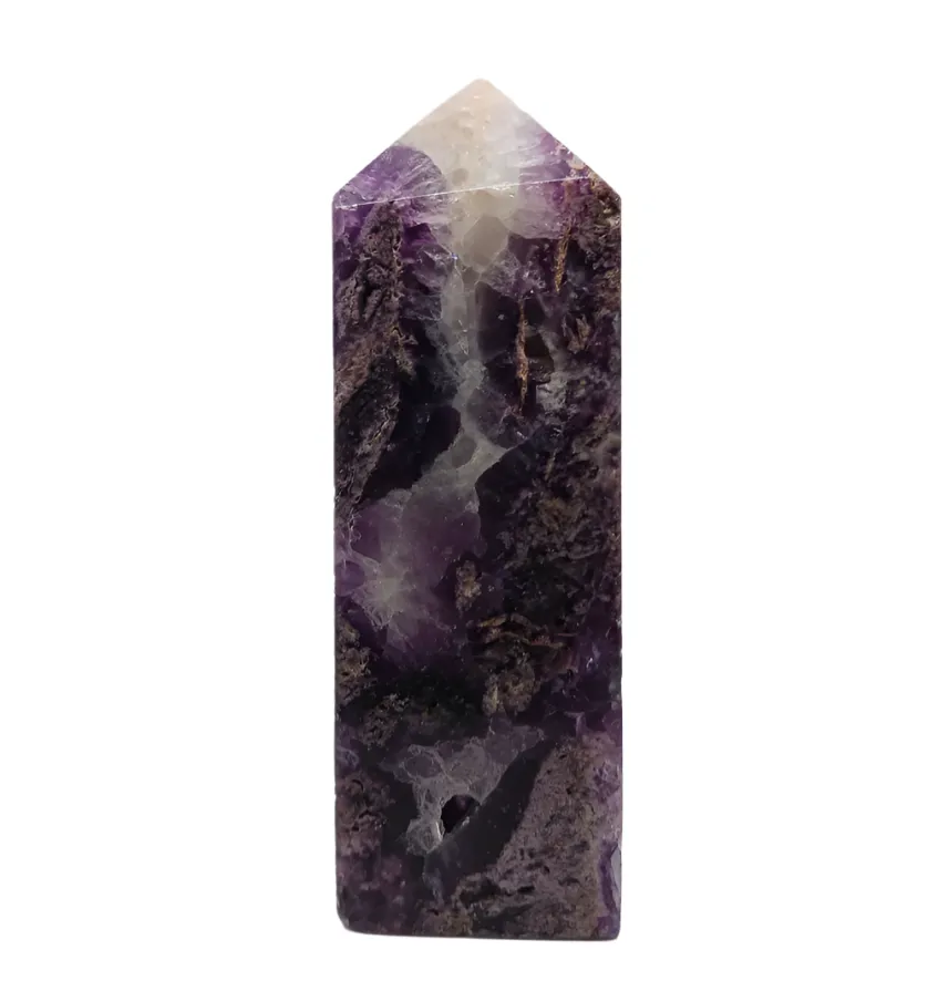 210G Purple Fluorite Crystal Tower