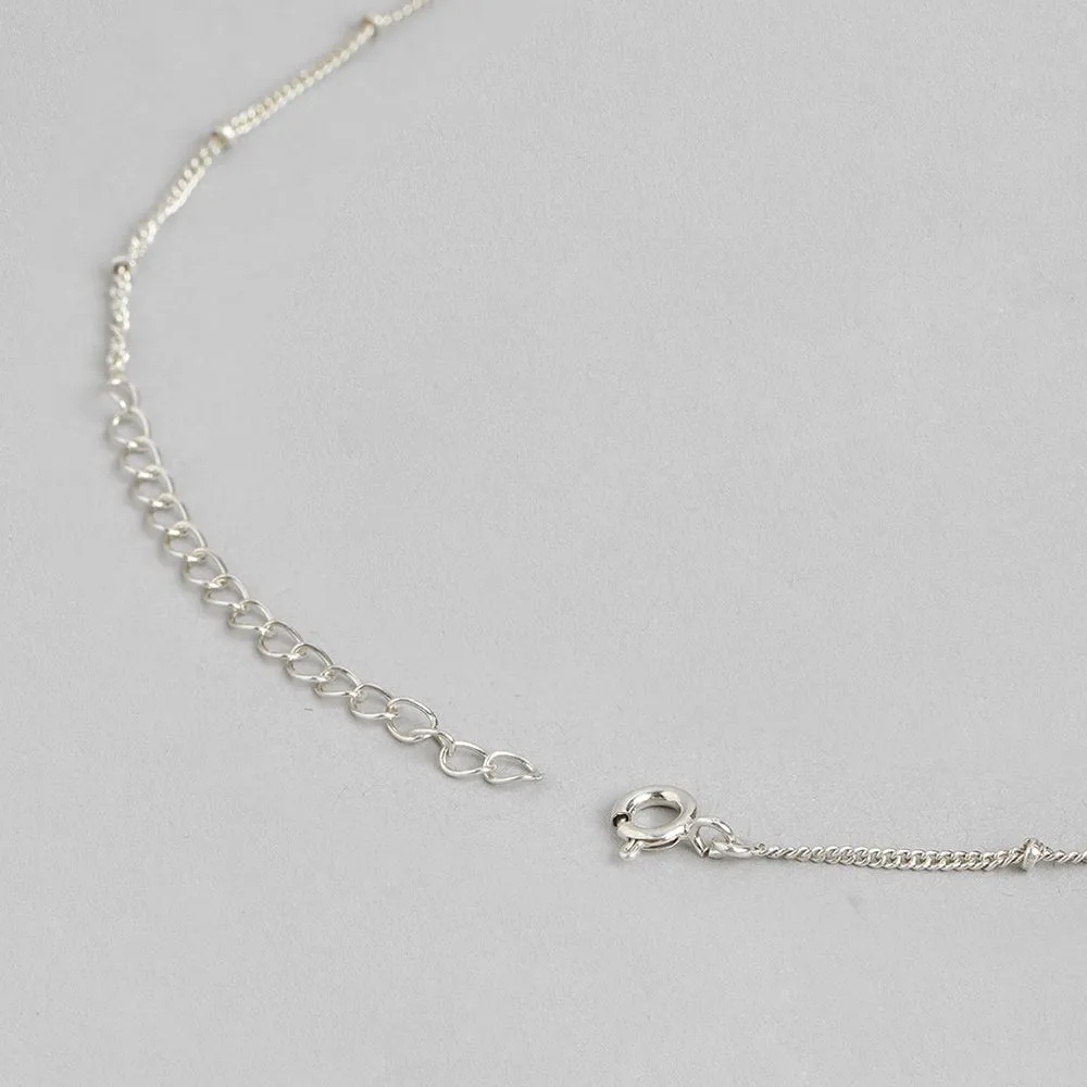 92.5 Silver Crimson Necklace