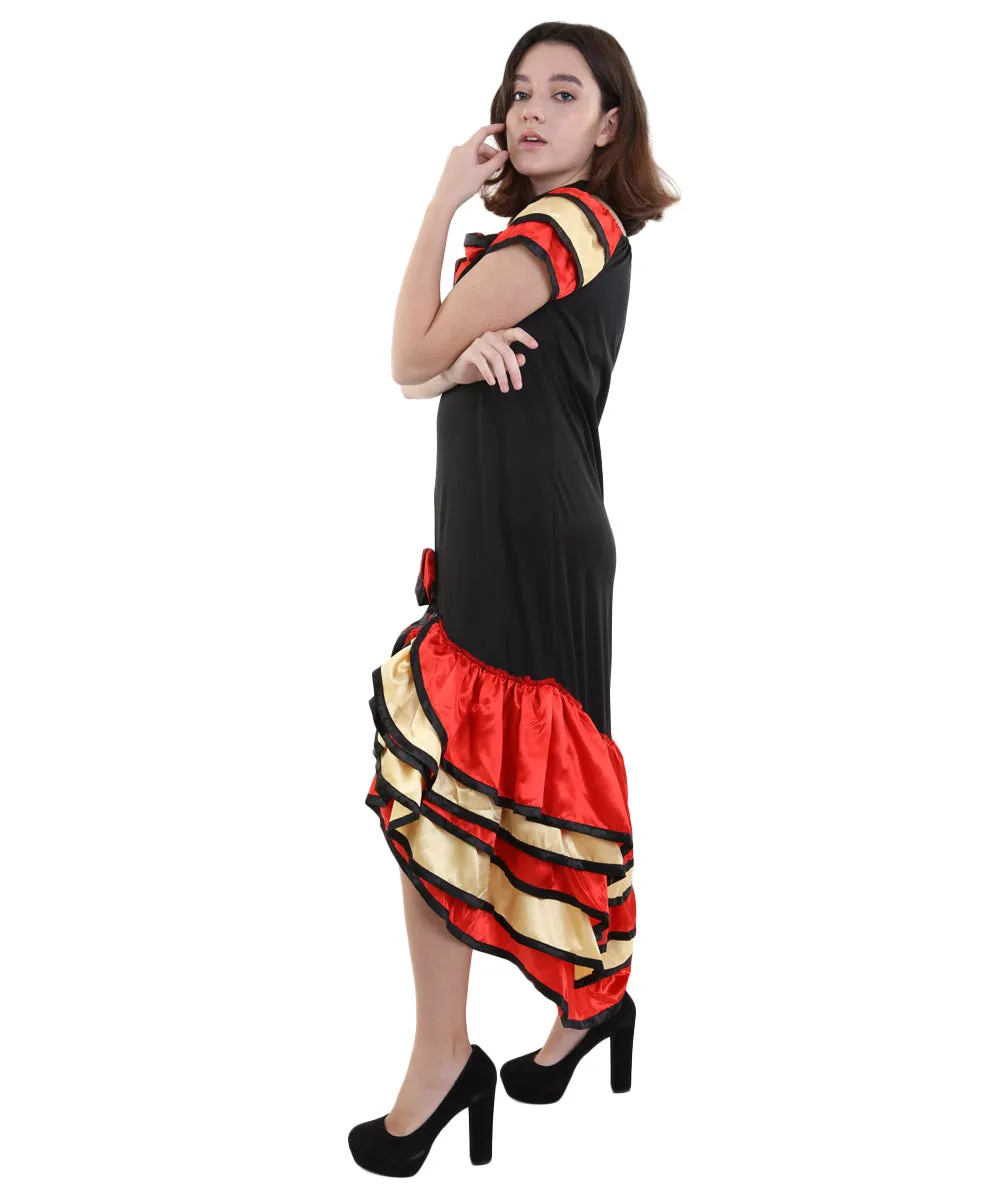 Adult Women's Flamenco Costume | Multi Cosplay Costume