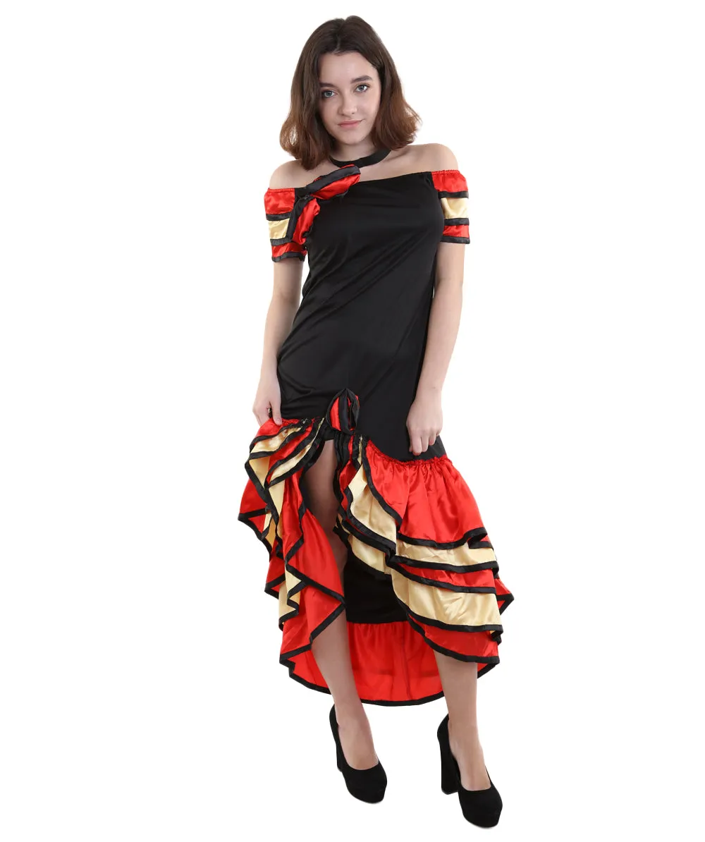 Adult Women's Flamenco Costume | Multi Cosplay Costume