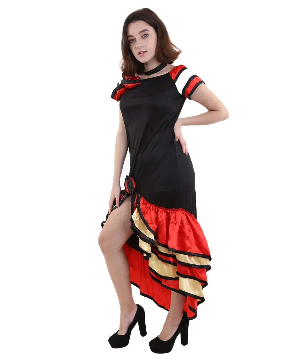 Adult Women's Flamenco Costume | Multi Cosplay Costume