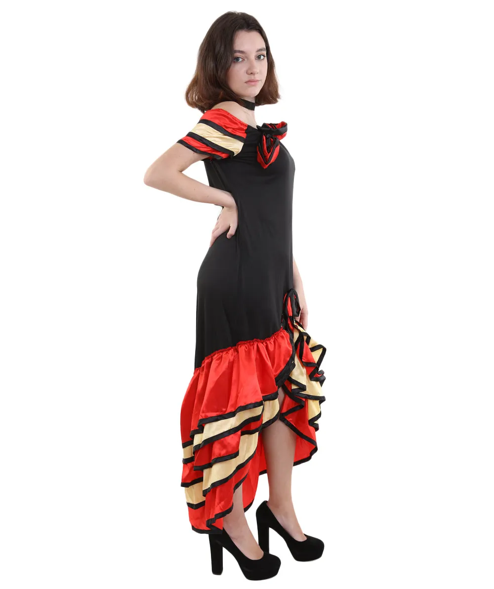 Adult Women's Flamenco Costume | Multi Cosplay Costume