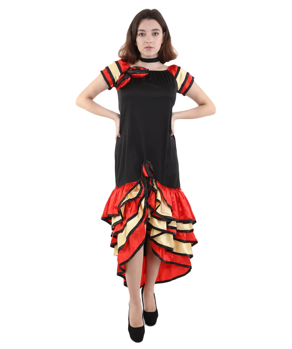 Adult Women's Flamenco Costume | Multi Cosplay Costume