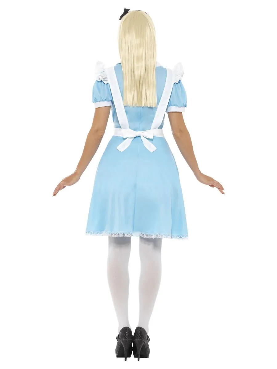 Alice In Wonderland Princess Costume Adult Blue Dress