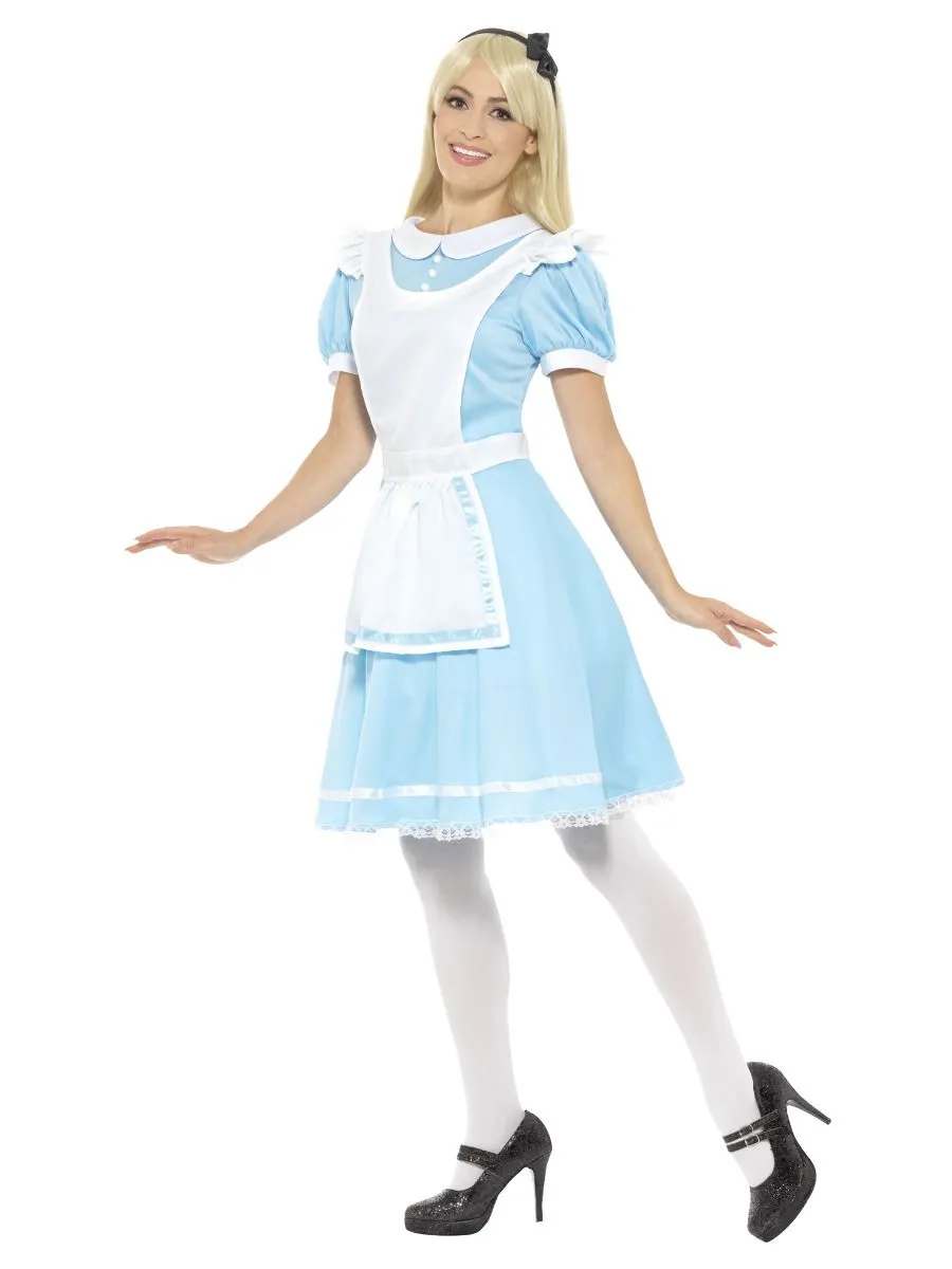 Alice In Wonderland Princess Costume Adult Blue Dress