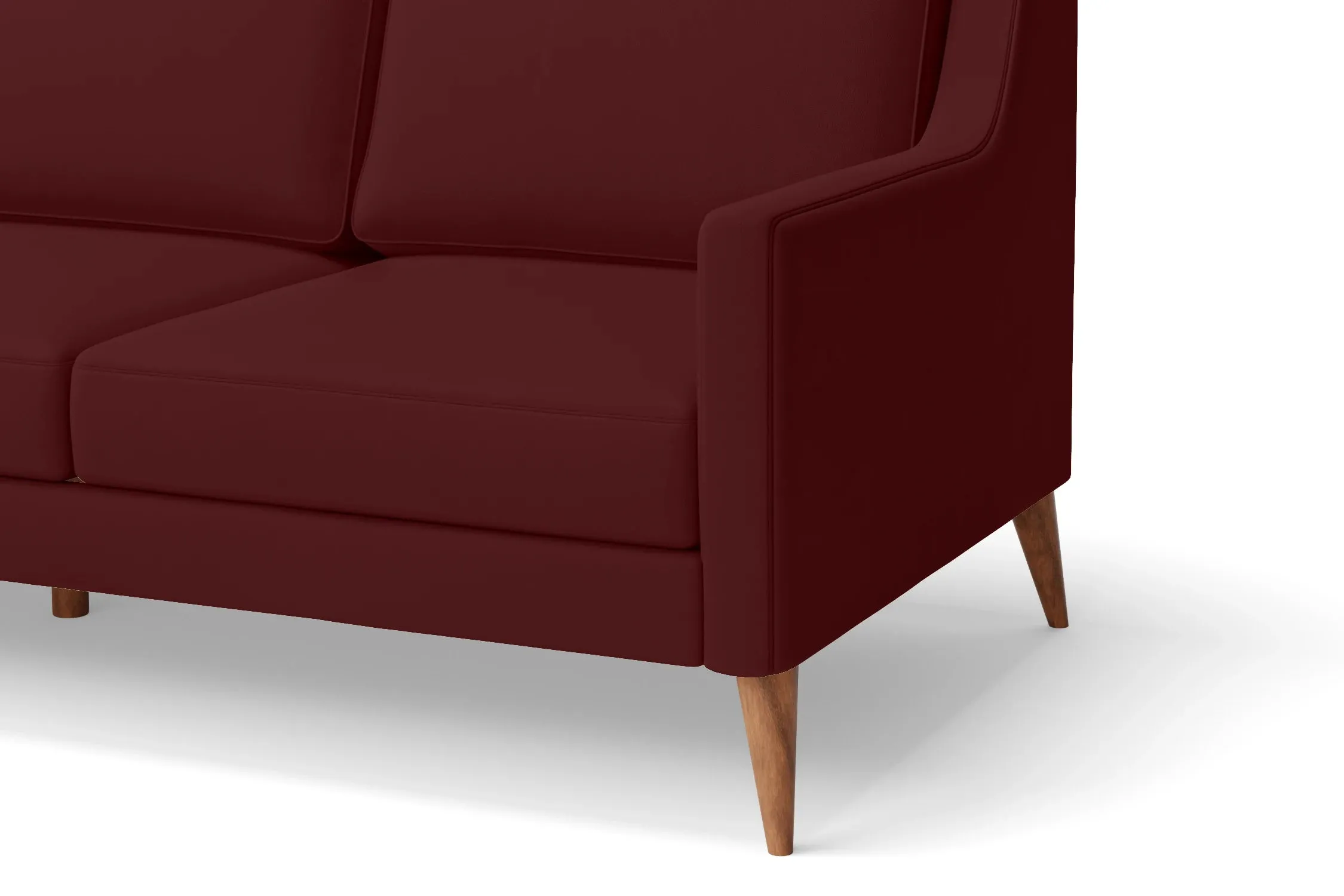 Aquila 3 Seater Sofa Red Leather