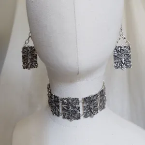 Armenian traditional  necklace and earrings set