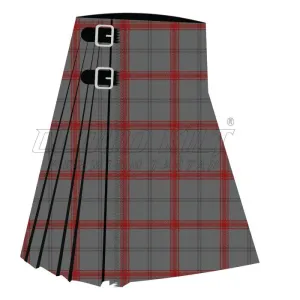 Auchairne Grey Premium Tartan Kilt