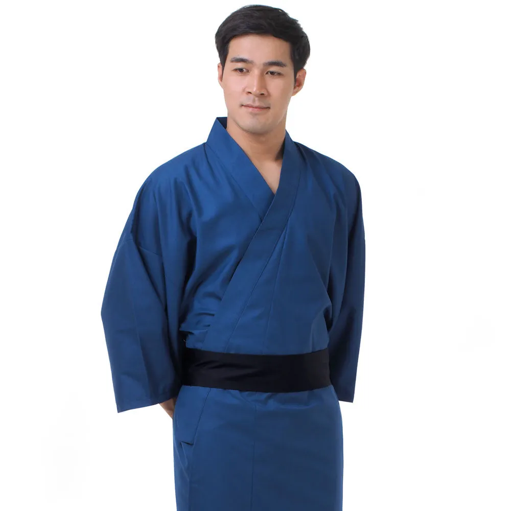 Black Kendo Japanese Men’s Yukata Kimono Robe