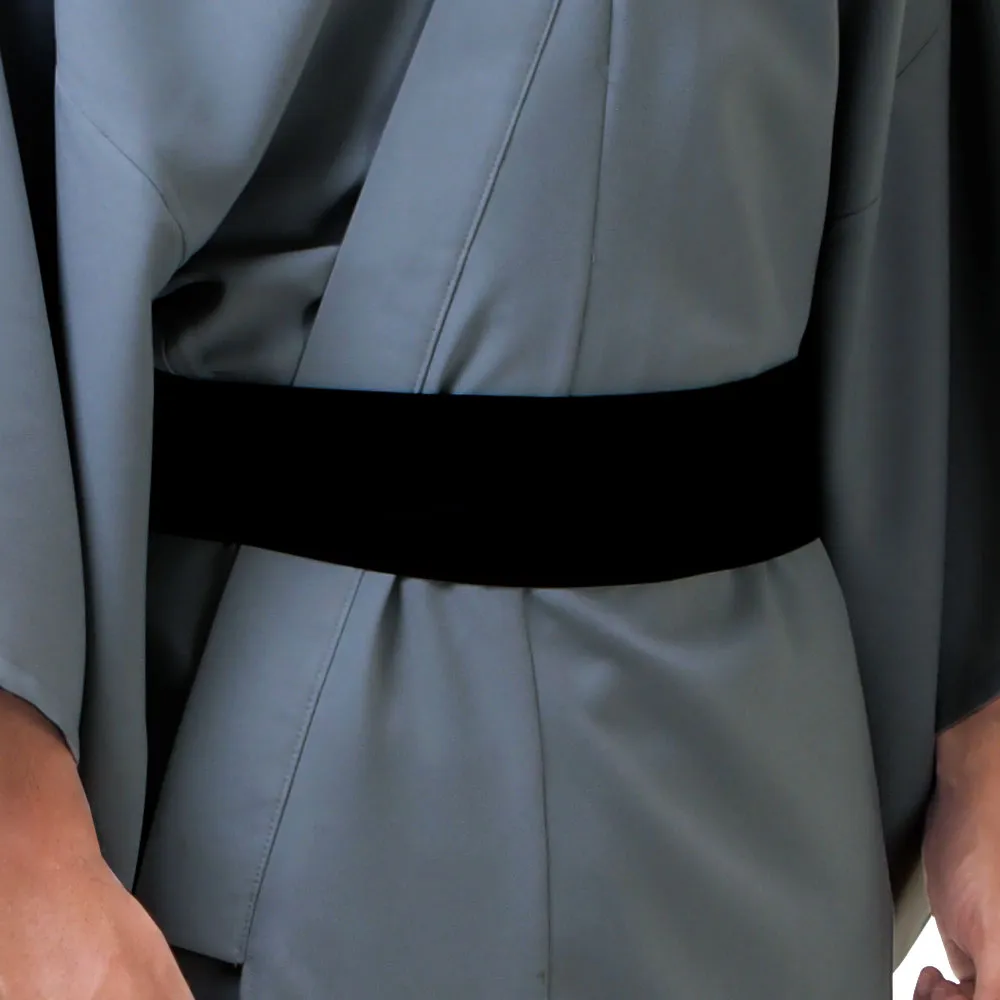 Black Kendo Japanese Men’s Yukata Kimono Robe