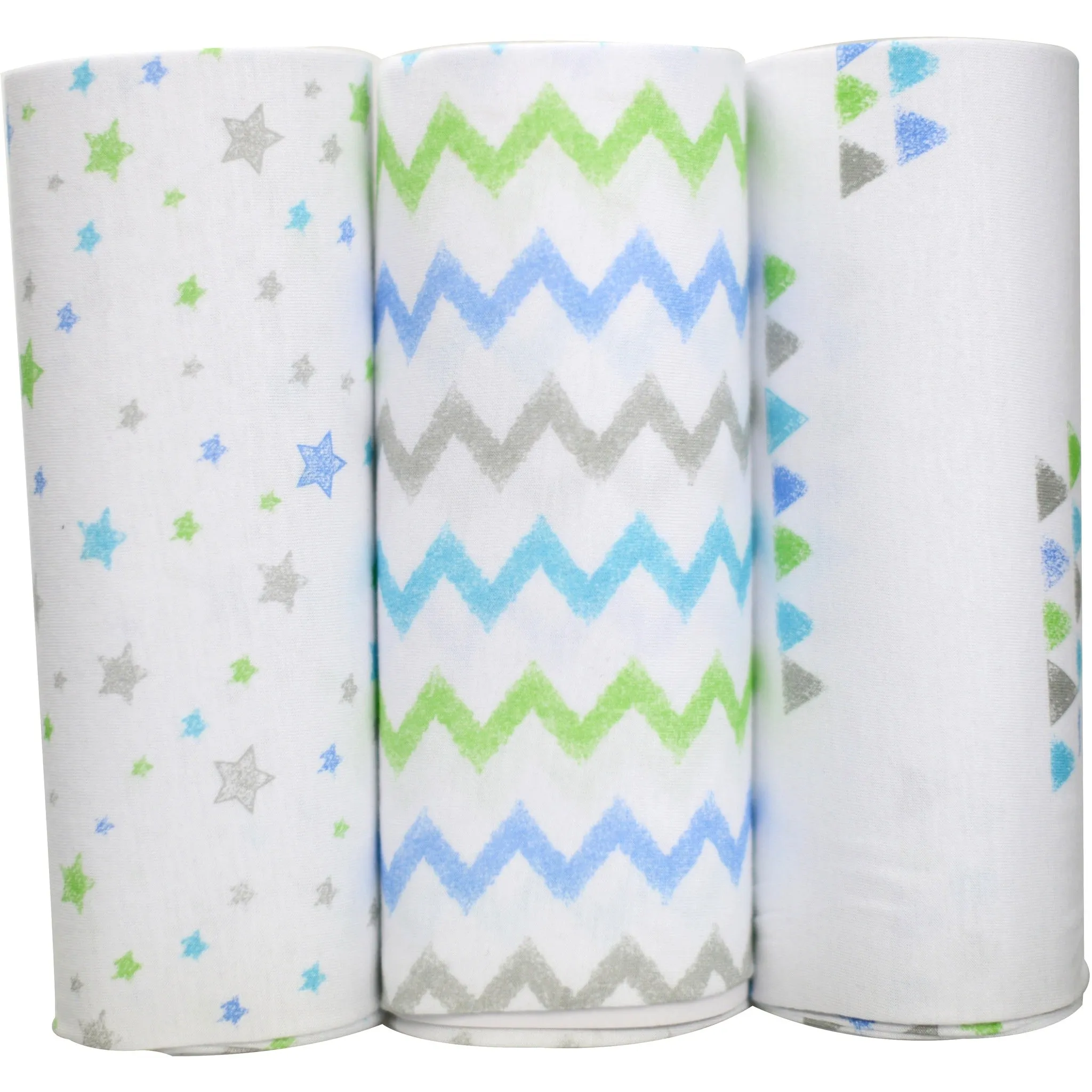 Bubble - Baby Swaddle Bamboo Big Blue Sky (Set of 3)