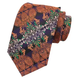 Classy Men Colorful Brocade Silk Tie