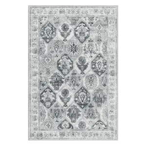 Corinne Transitional Moroccan Vintage Light Grey Area Rug