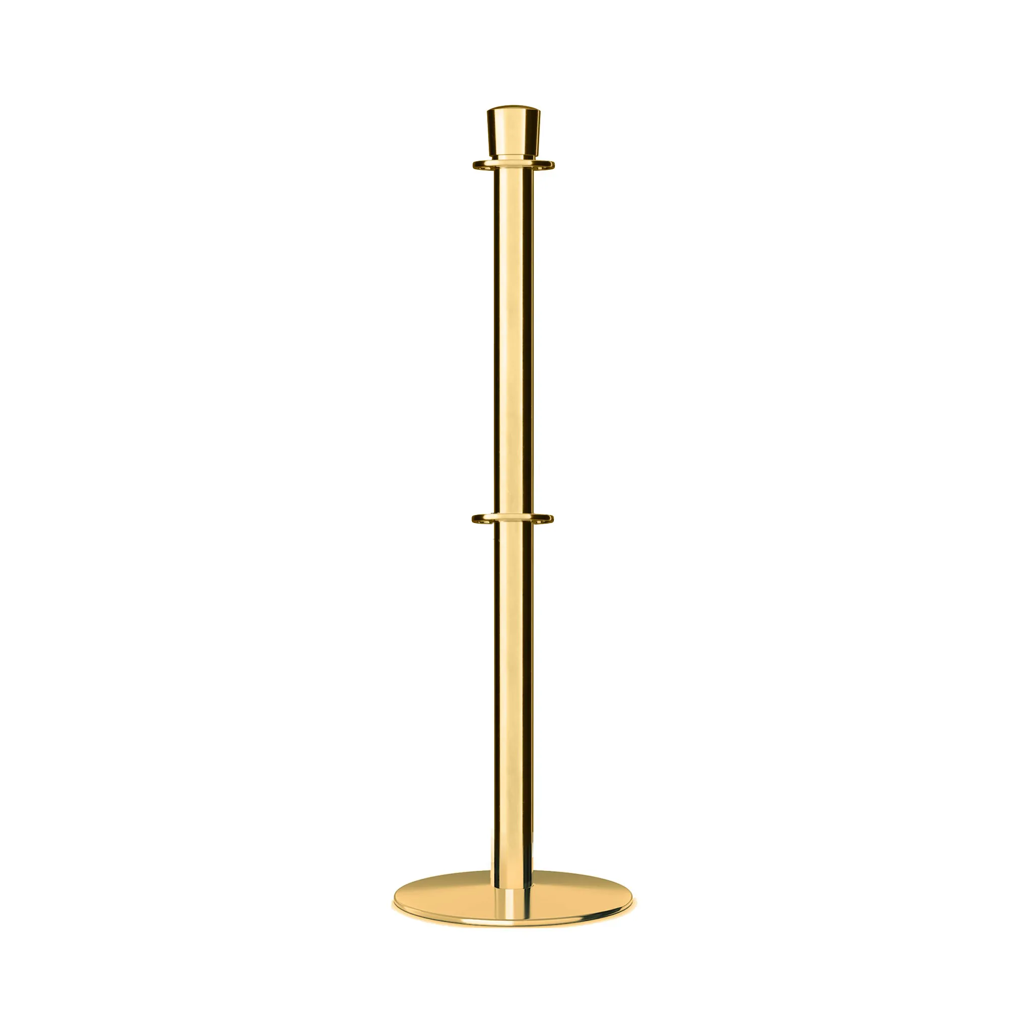 Crown Top Dual Rope Stanchion with Low Profile Base - Montour Line CXLineD