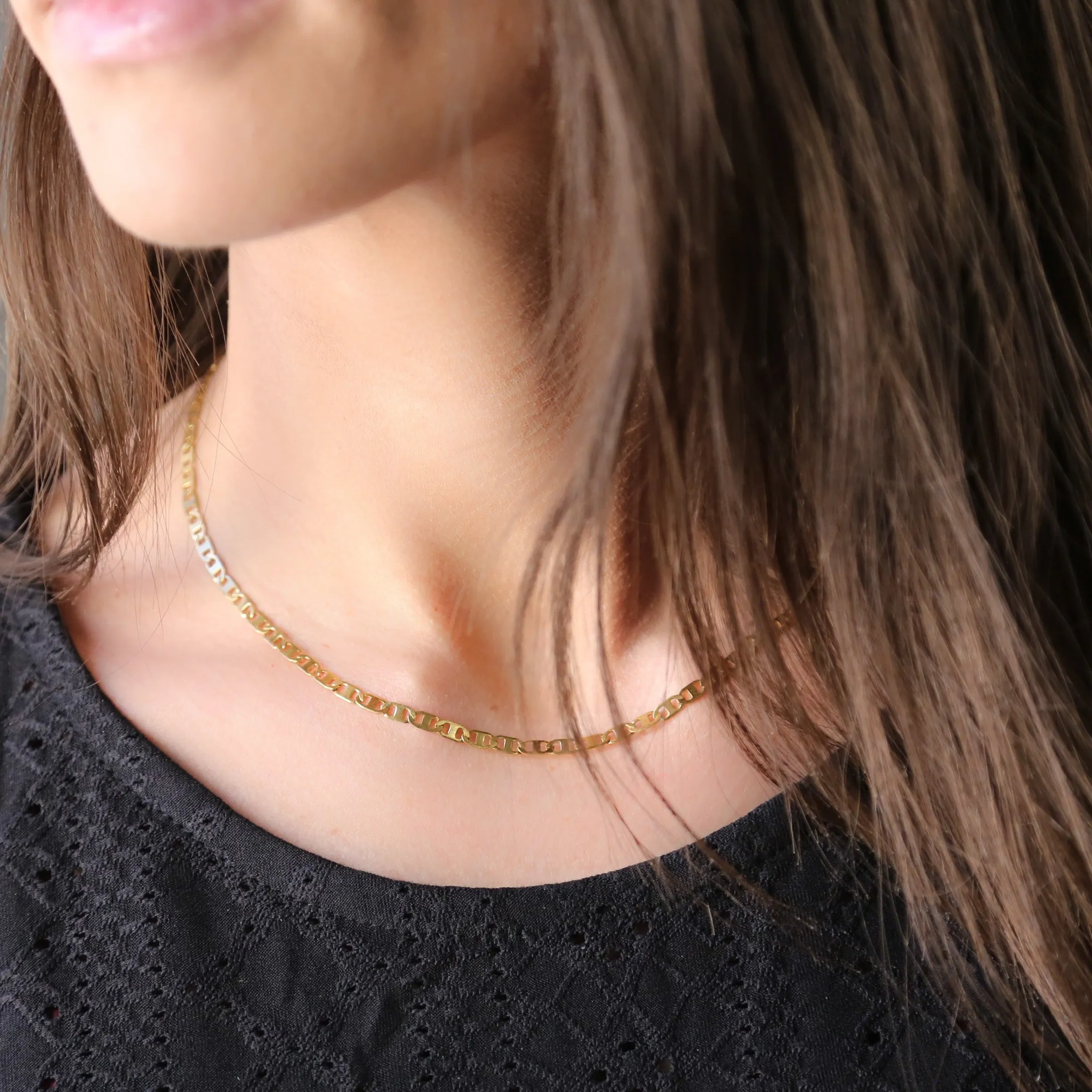 CYPRESS | 18K Gold Necklace | Pop Top chain necklace