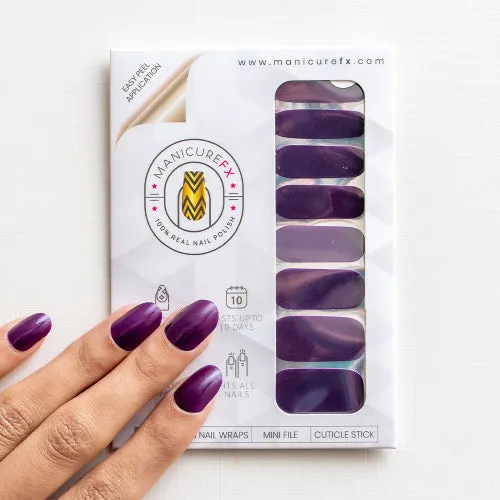 Dark Amethyst Nails - Nail Wraps (Standard)