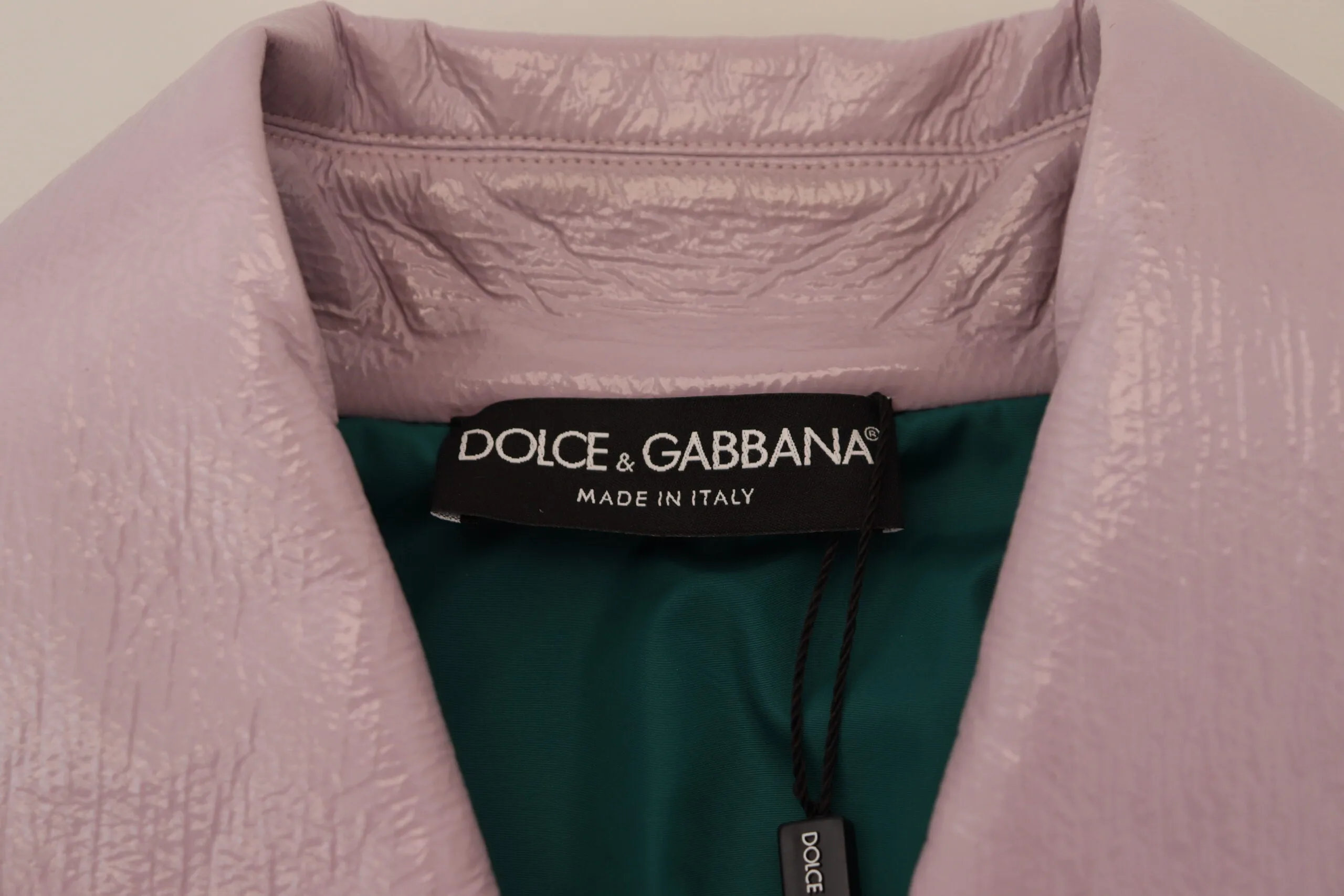 Dolce & Gabbana Chic Purple Cropped Jacket - A Style Statement