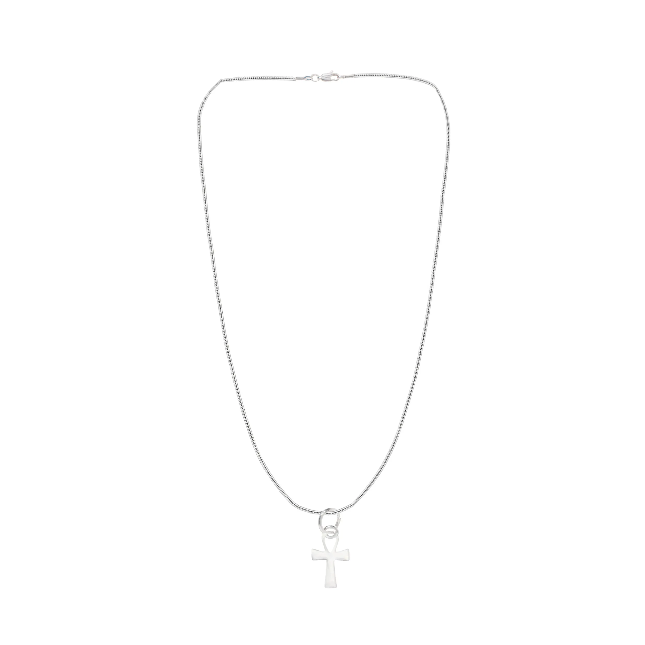 Elegant Silver Cross Necklaces