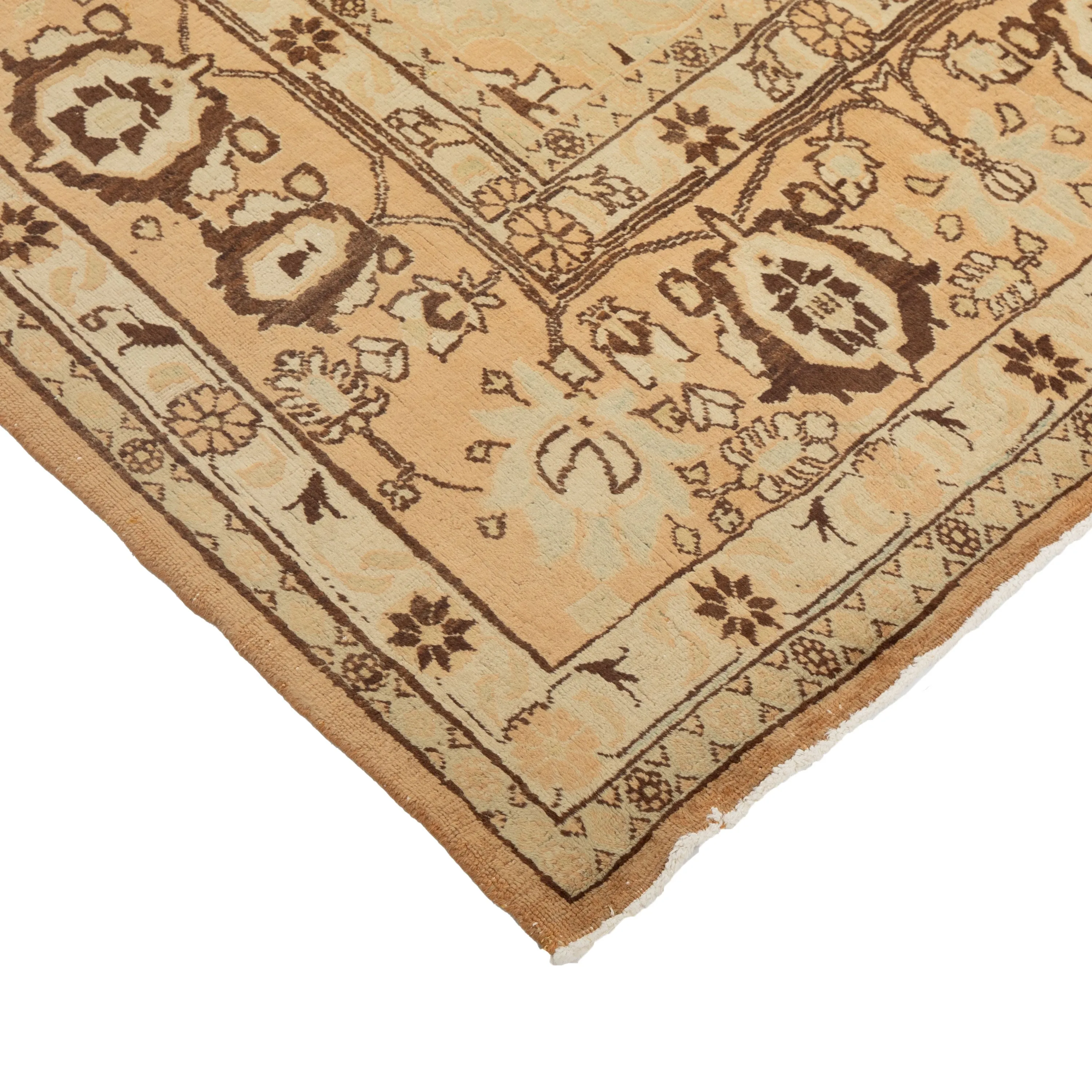 Gold Tabriz Vintage Rug - 7' x 11'2"