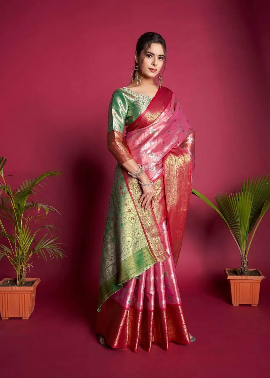 Green Kanjivaram Silk  Saree