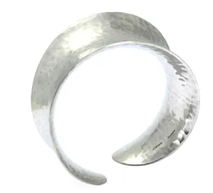 Hammered Aluminum Anticlastic Bangle