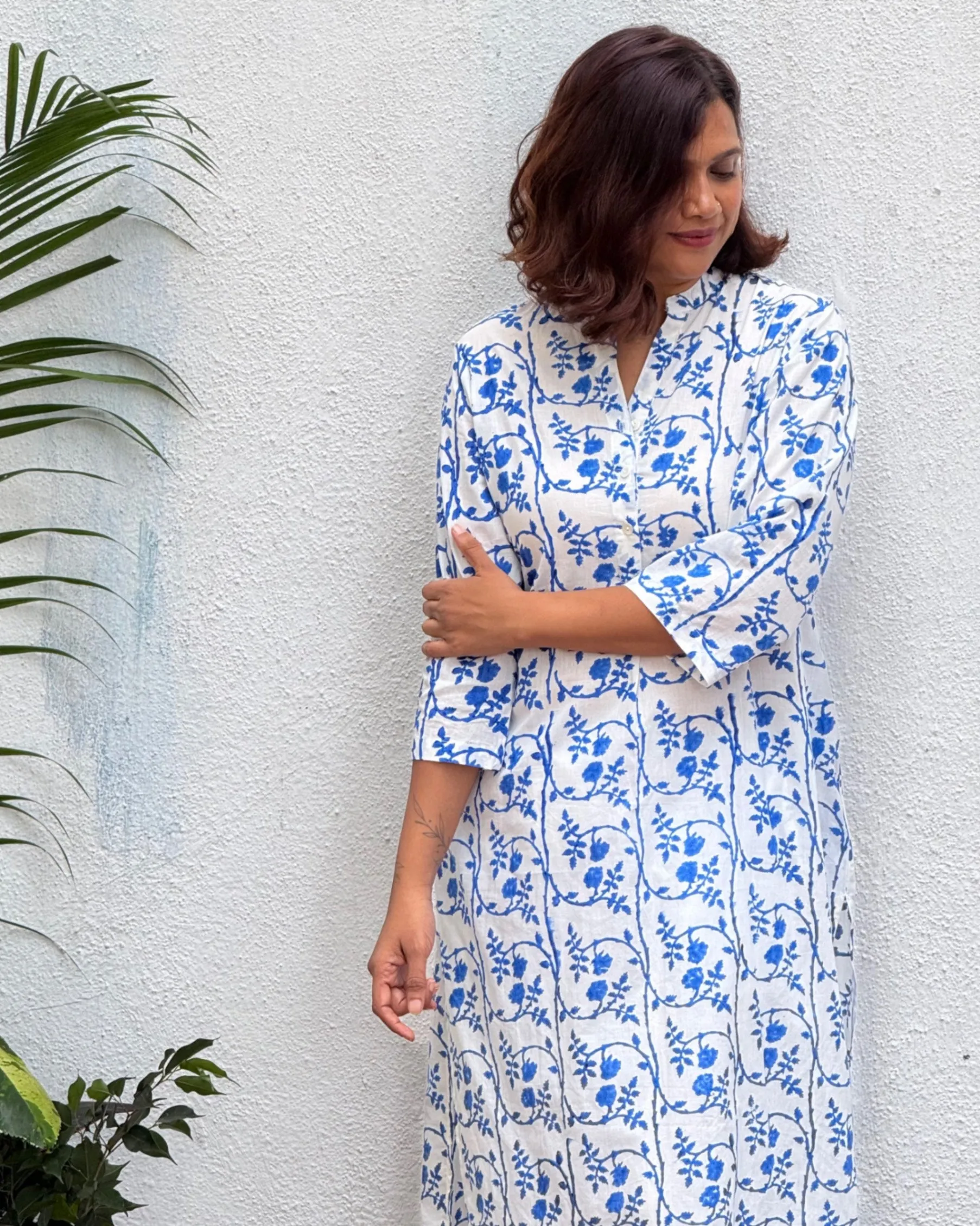 Indrani Block Printed Cotton Kurti