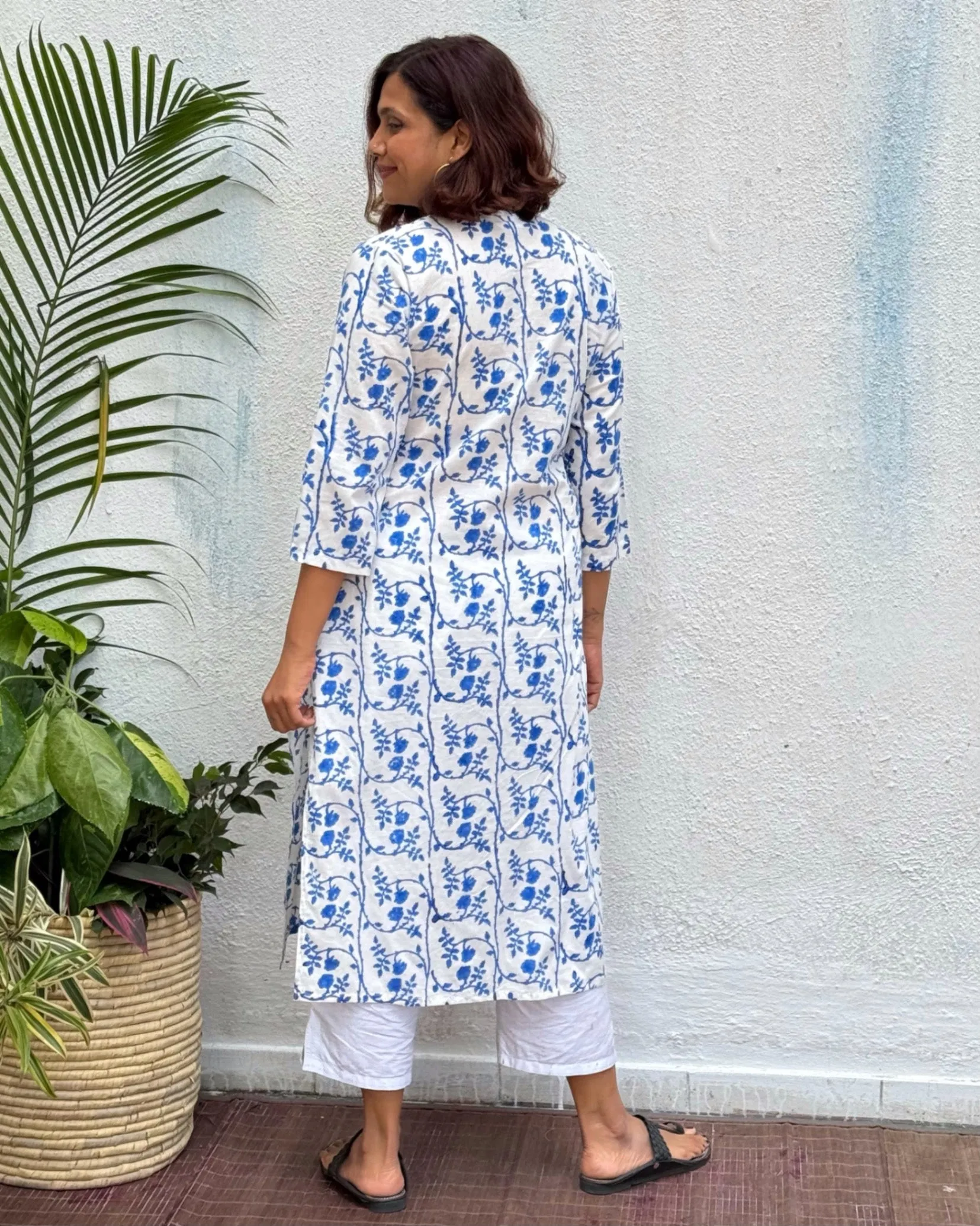 Indrani Block Printed Cotton Kurti