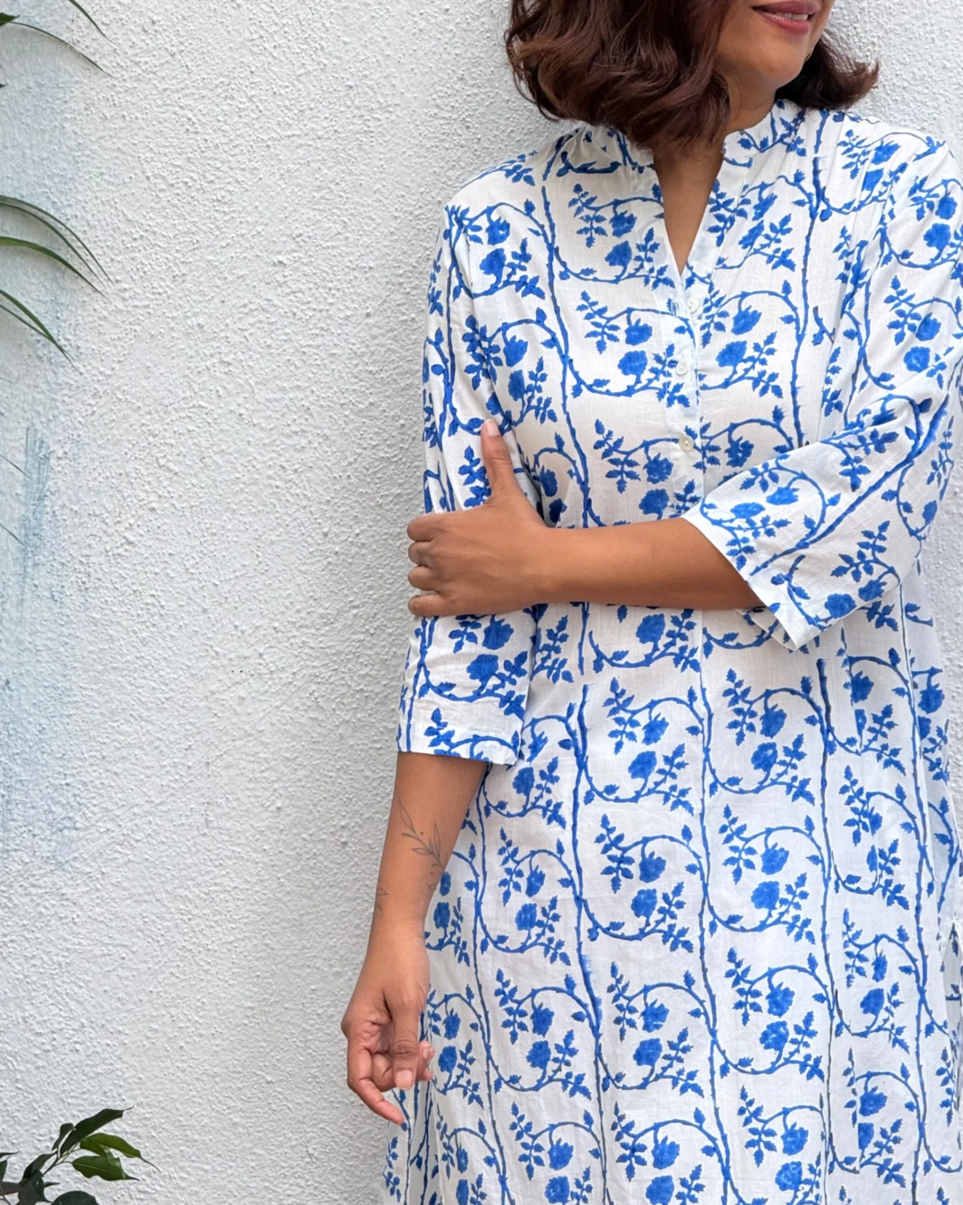 Indrani Block Printed Cotton Kurti