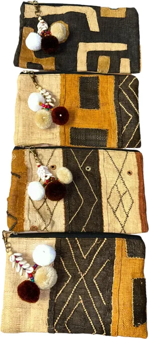 Large Kuba Cloth Clutch