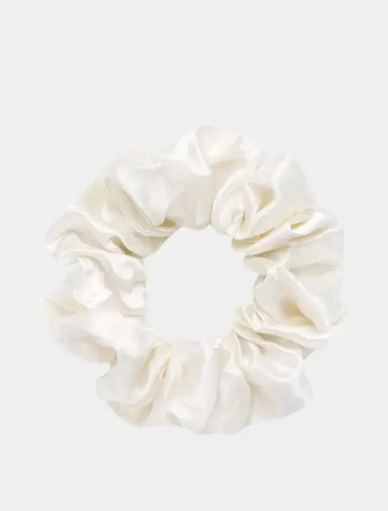 Large Silk Scrunchie Single