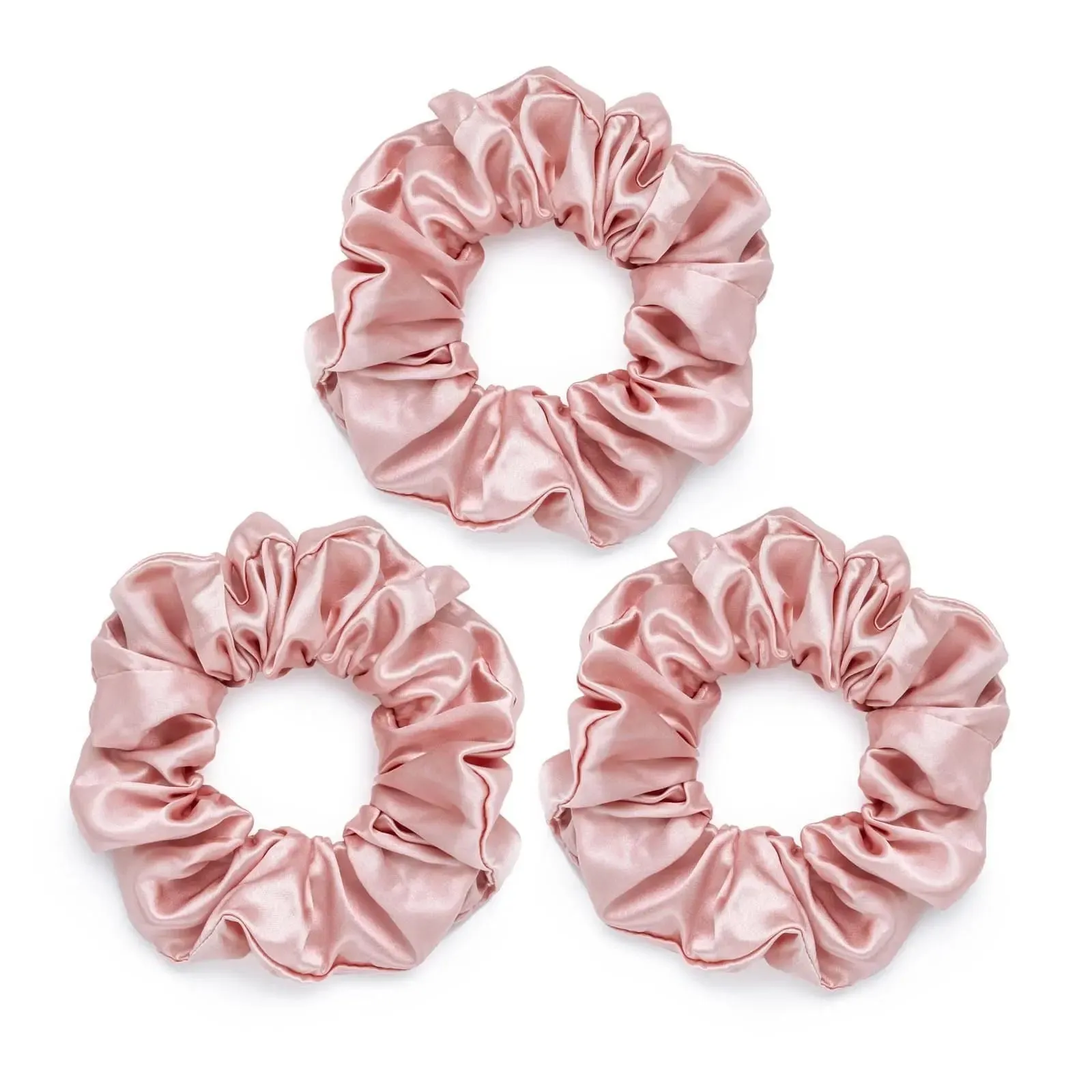 Large Silk Scrunchies Pack of 3