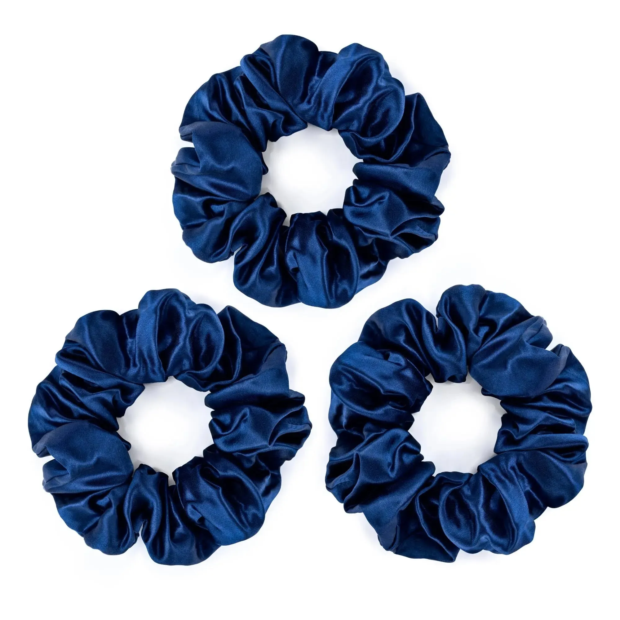 Large Silk Scrunchies Pack of 3