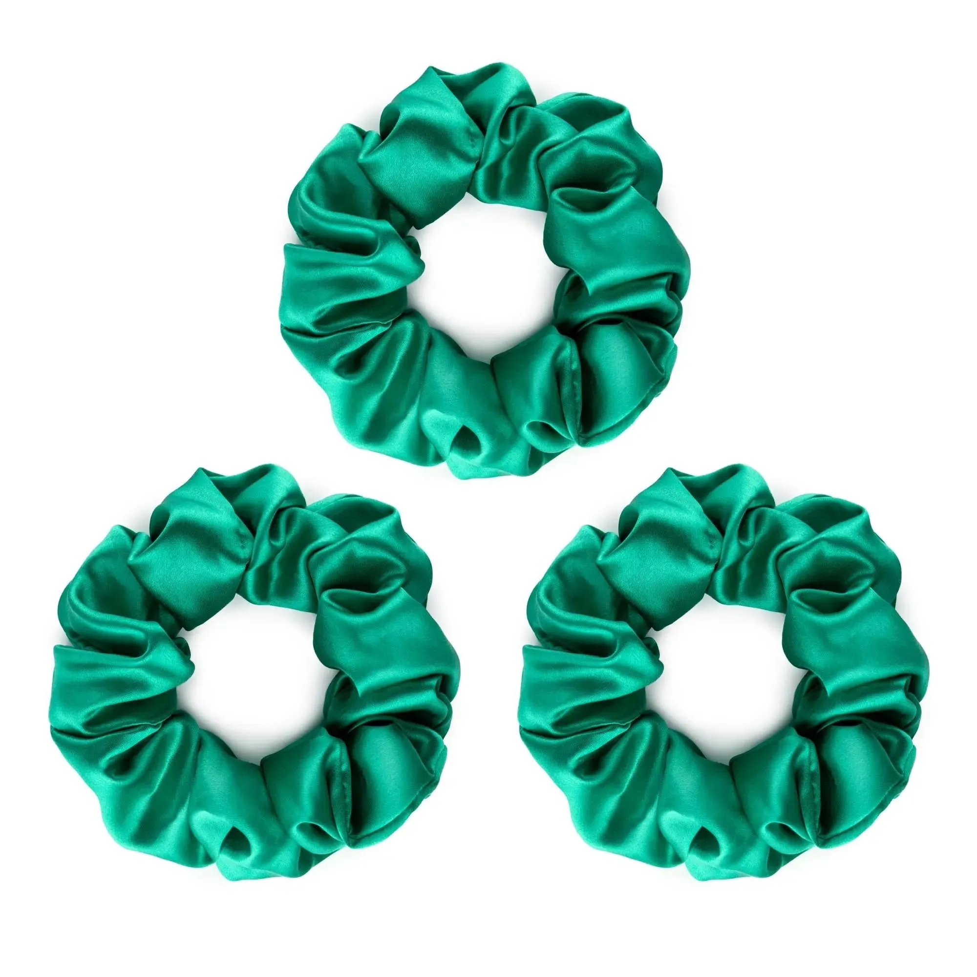 Large Silk Scrunchies Pack of 3