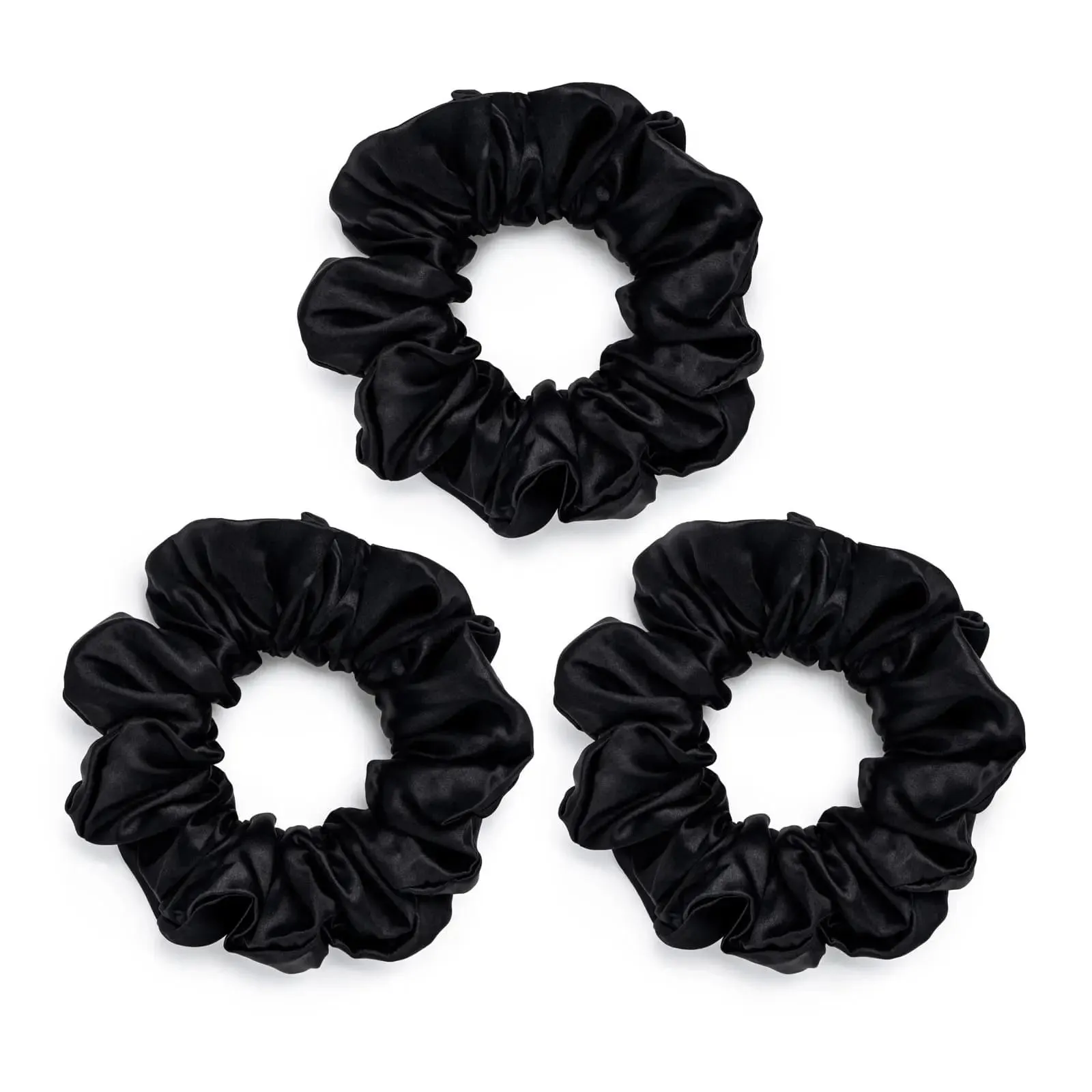 Large Silk Scrunchies Pack of 3