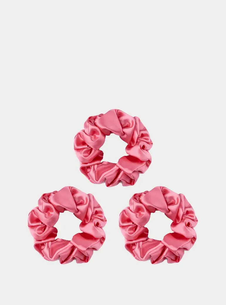 Large Silk Scrunchies Pack of 3