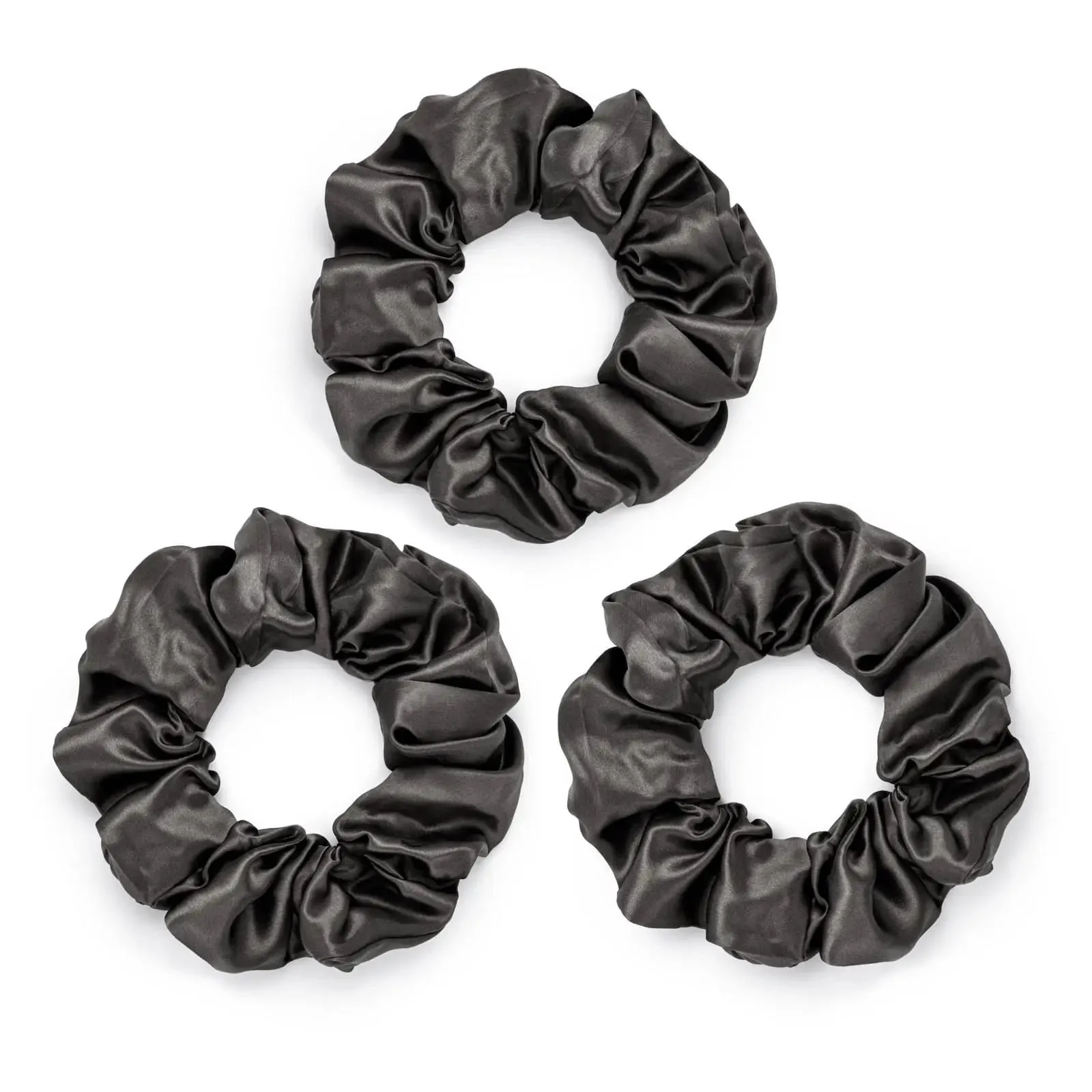 Large Silk Scrunchies Pack of 3