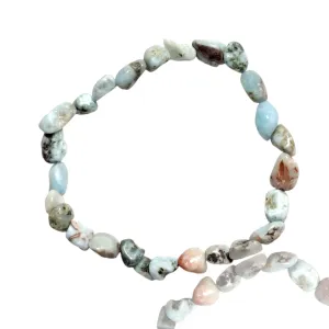 Larimar Stretch Nugget Bracelet