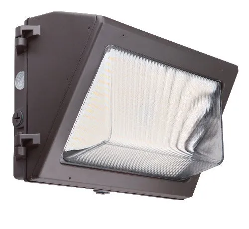 LED Wall Pack, 40W, Forward Throw, CCT Selectable 3K/4K/5K, Optional Photocell Included