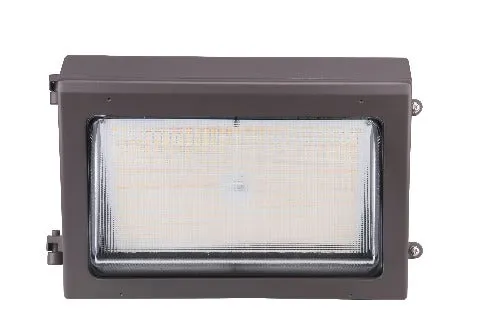 LED Wall Pack, 40W, Forward Throw, CCT Selectable 3K/4K/5K, Optional Photocell Included