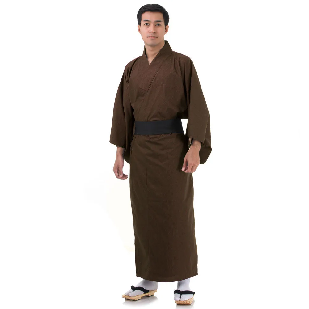 Men’s Blue Ronin Japanese Yukata Kimono Robe