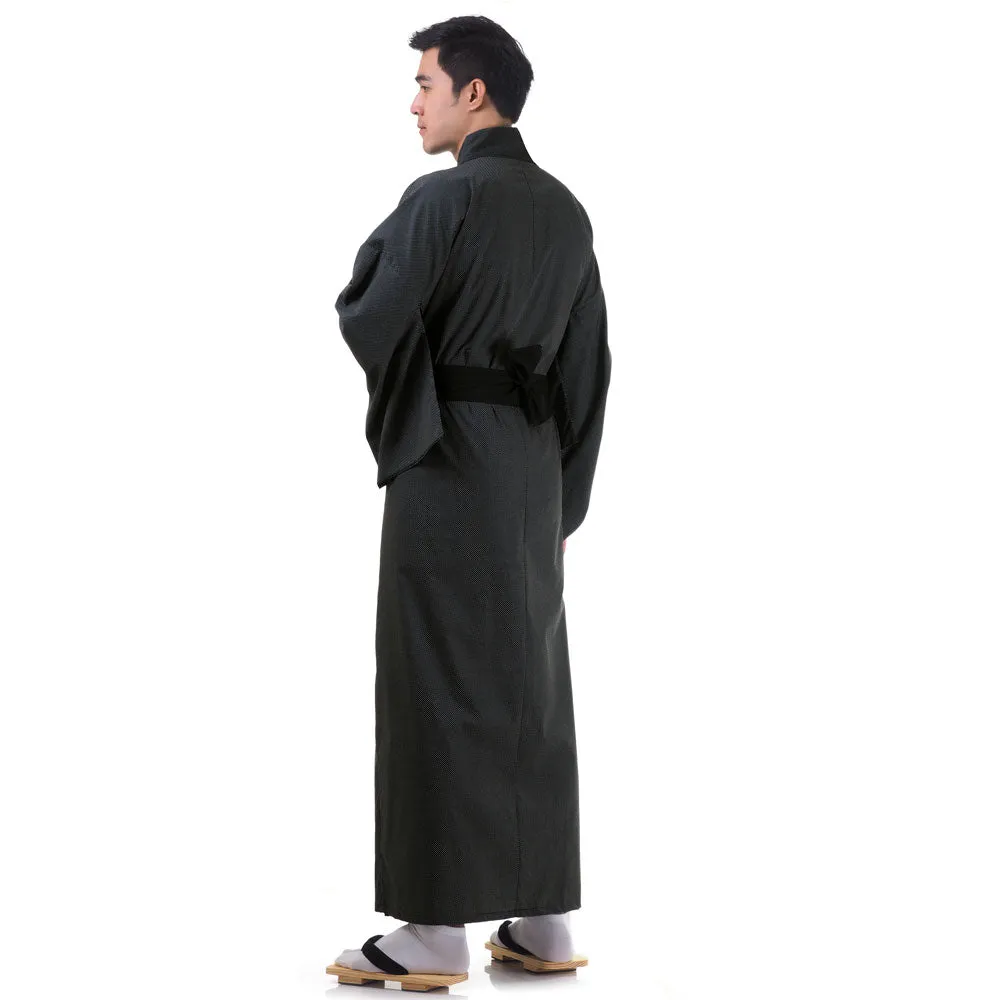 Men’s Blue Ronin Japanese Yukata Kimono Robe