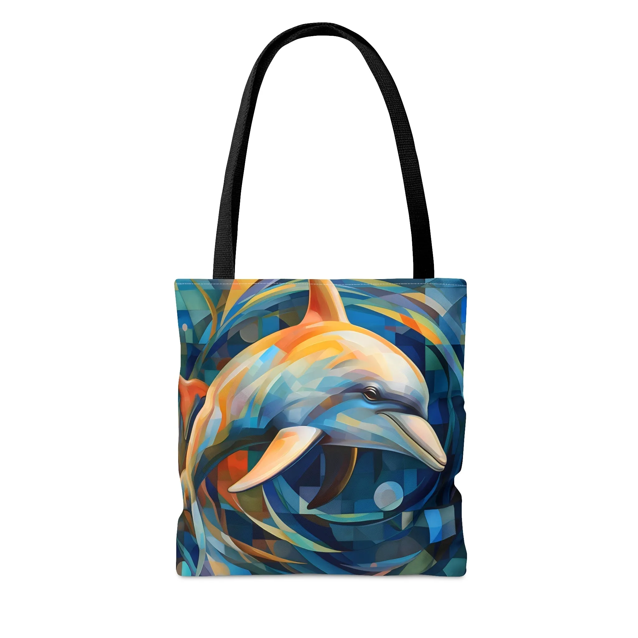 Minimalism Abstract Dolphin Tote Bag