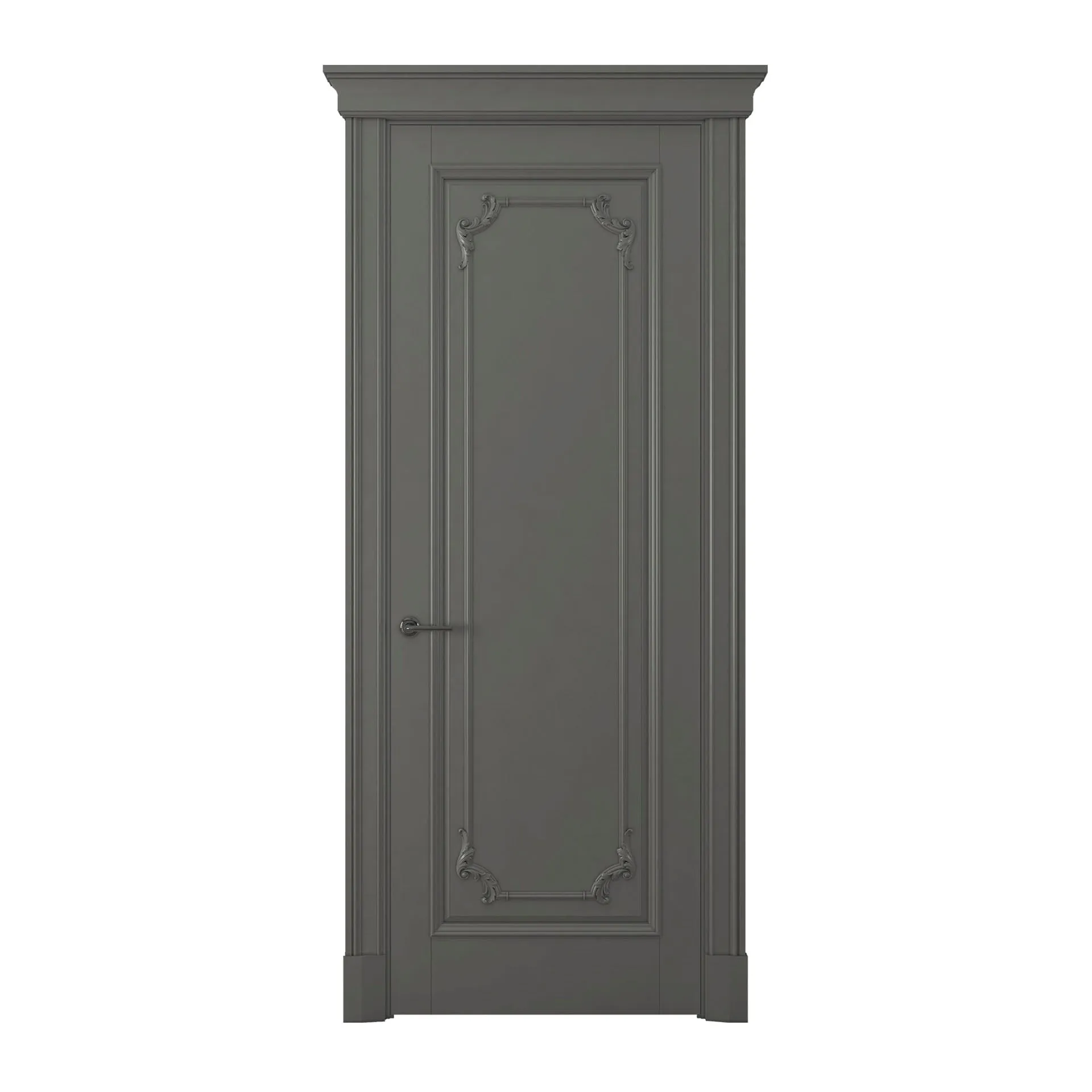 Minimalist Design Teak Wood Hand Carved Door