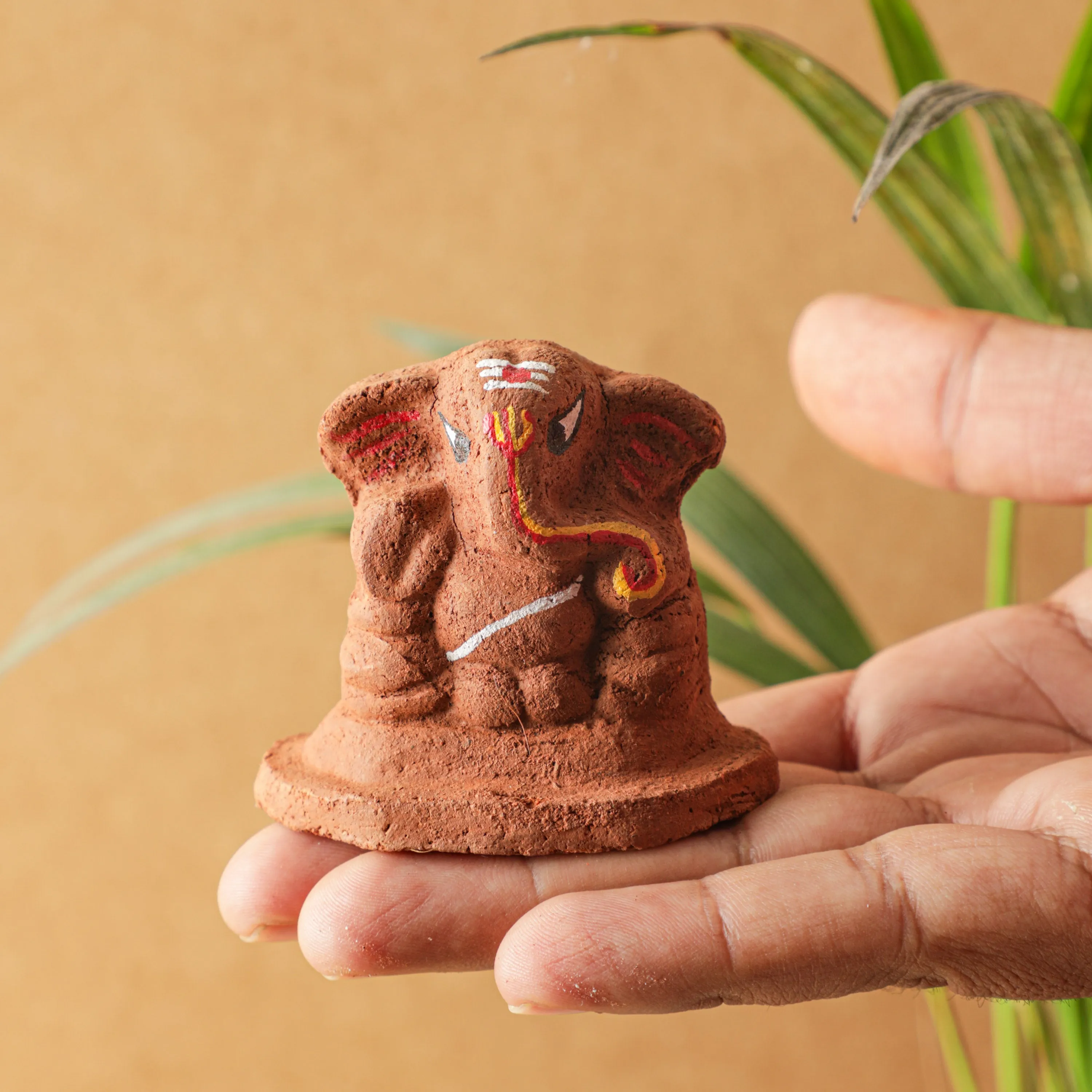 Natural Clay Mini Ganesha