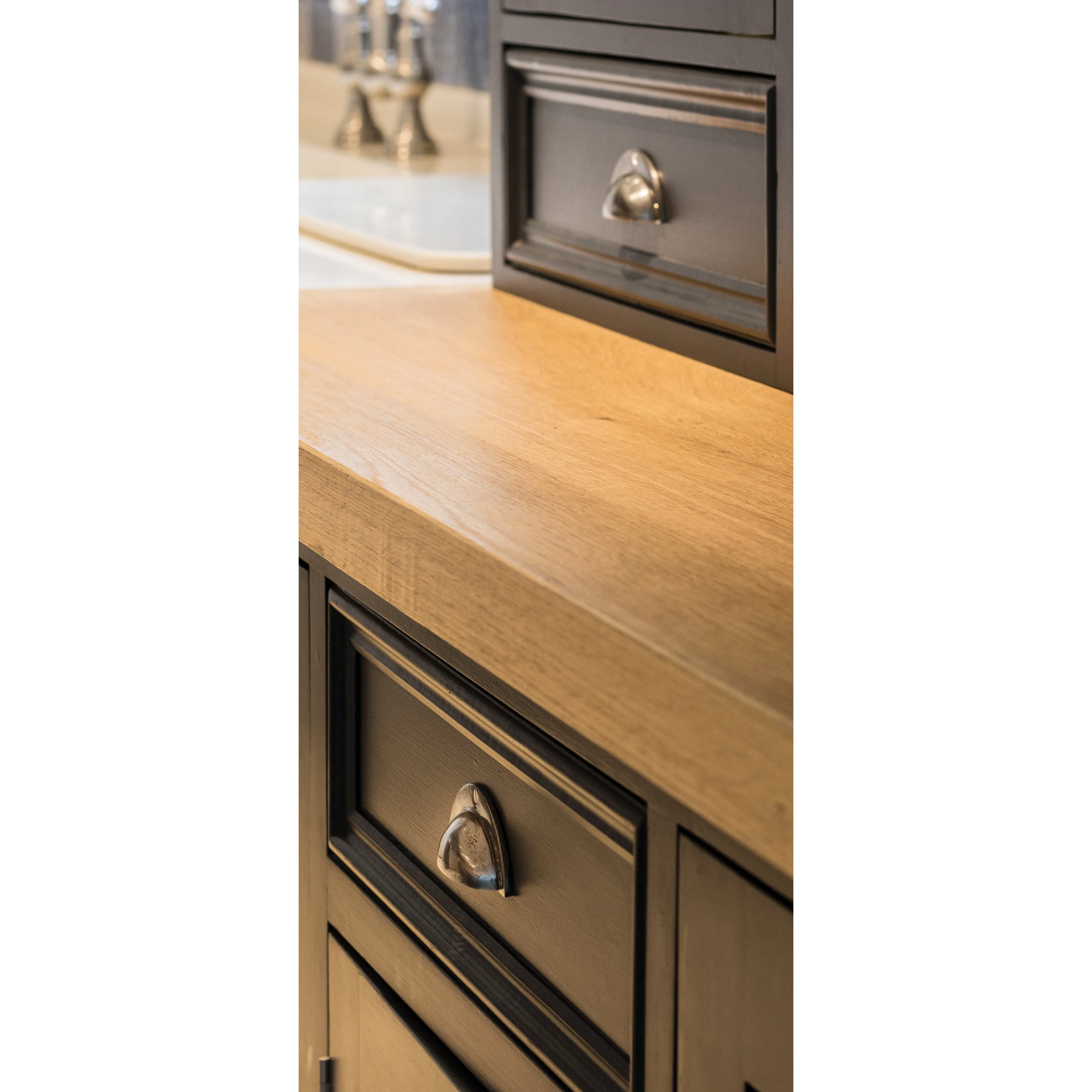 Natural Smooth 4" Plain Drawer Pull | From The Anvil