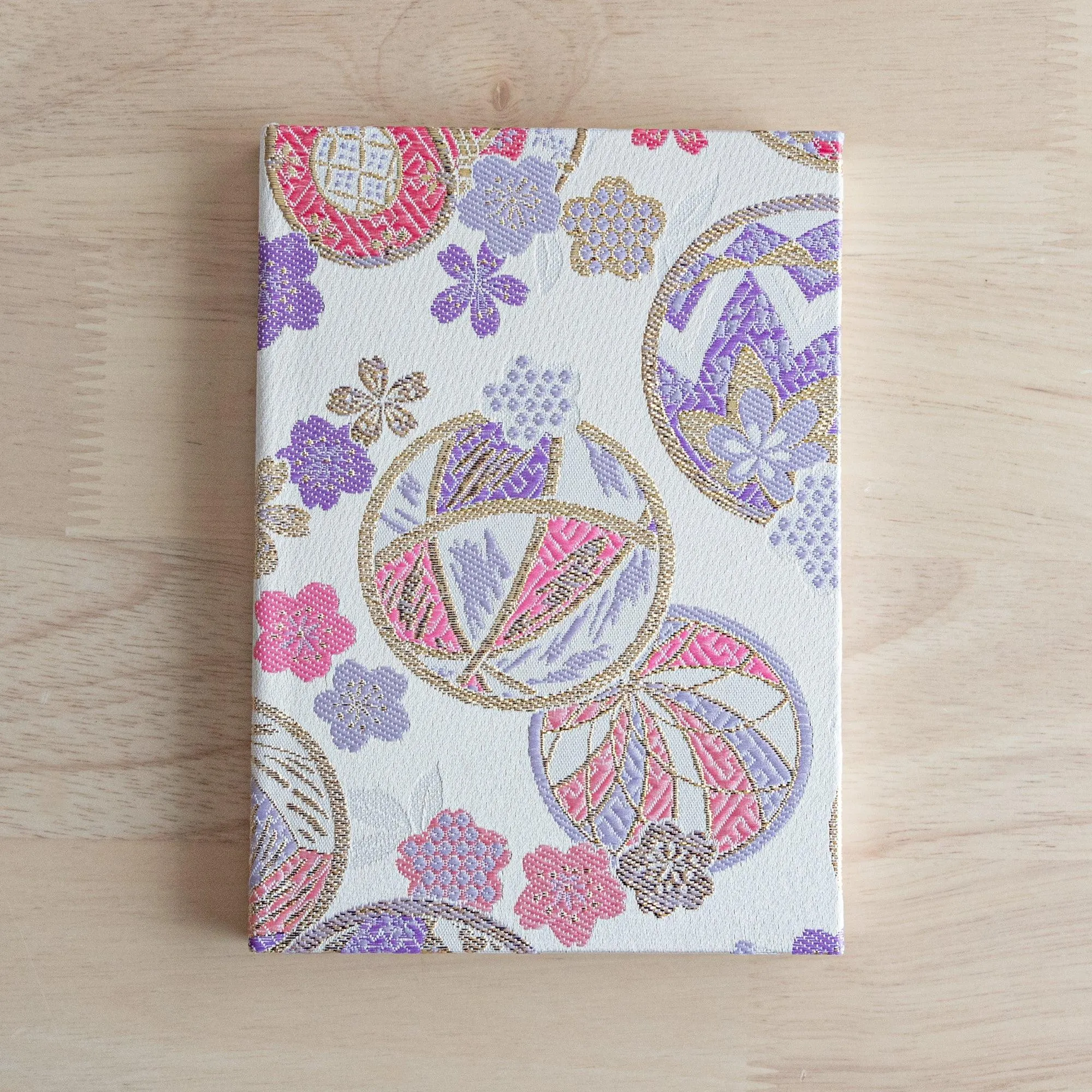 Nishijin Textile Sarkuta and Temari Notebook (B6)