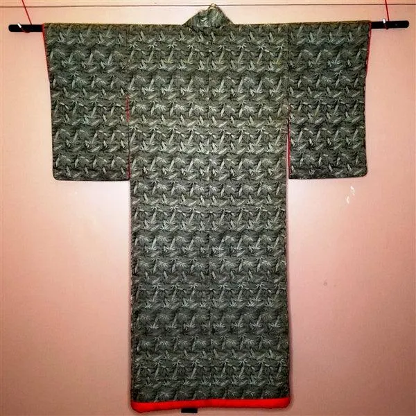 "Antique Bamboo" Vintage Wedding Kimono Uchikake