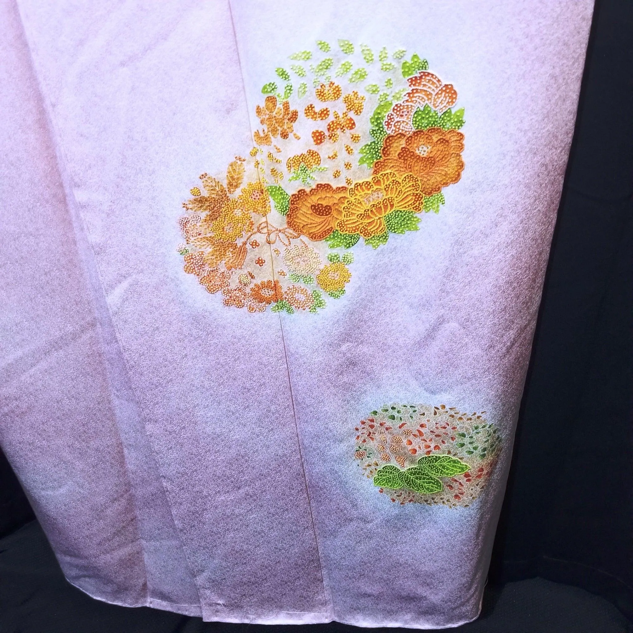 "French Knots" Vintage Kimono