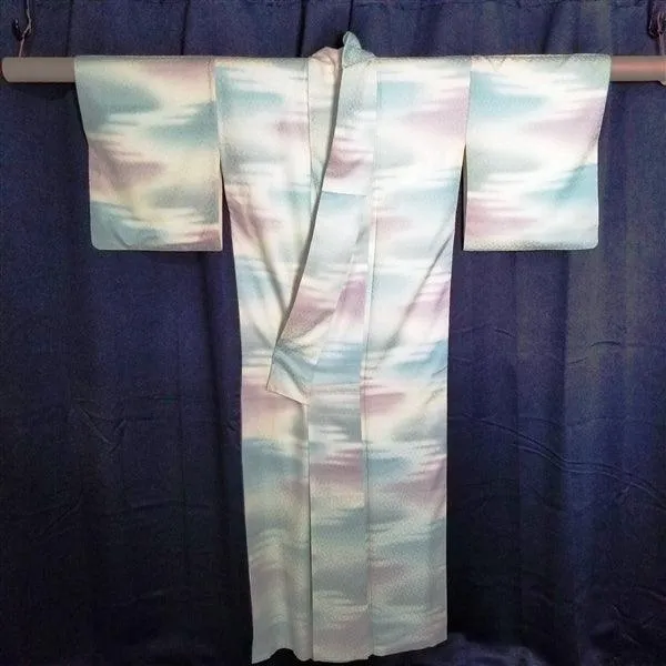 "Misty Pastels" Vintage Kimono